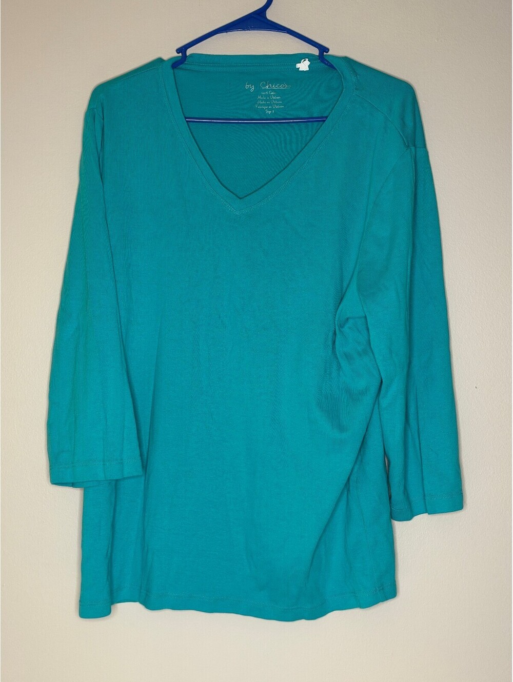 Turquoise V Neck Sleeve by Chico's